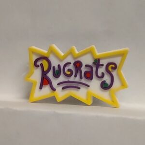 5/$5 Rugrats Logo Croc Shoe Charm